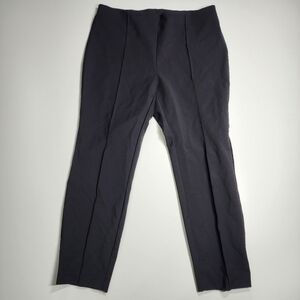 Nicole Miller New York Black Pull On Career Pants Women’s Size Large Comfort